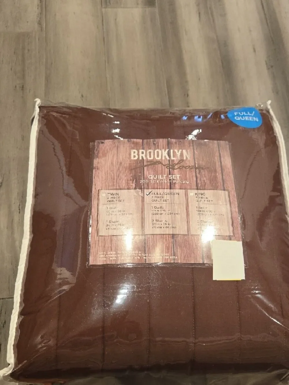 Chocolate Brown Comforter Set - 100%Cotton